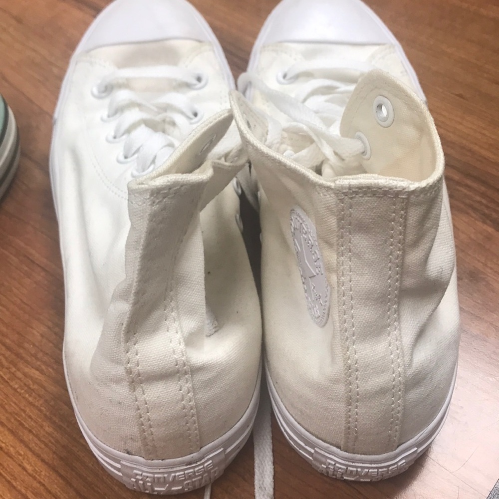 Off white Converse High Top  M8/W10 slightly worn